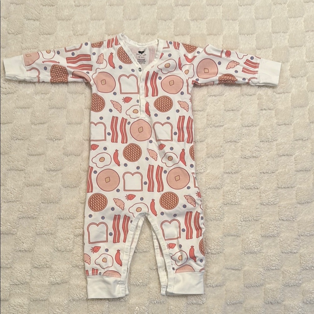 SOLD Kids Breakfast Print One Piece